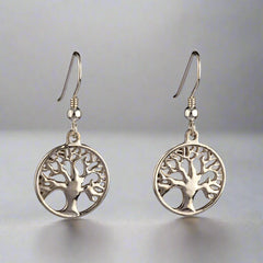 Celtic Tree of Life Earrings-Silver - Doyle Design Dublin