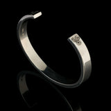 Contemporary Newgrange Torc Bracelet -silver - Doyle Design Dublin