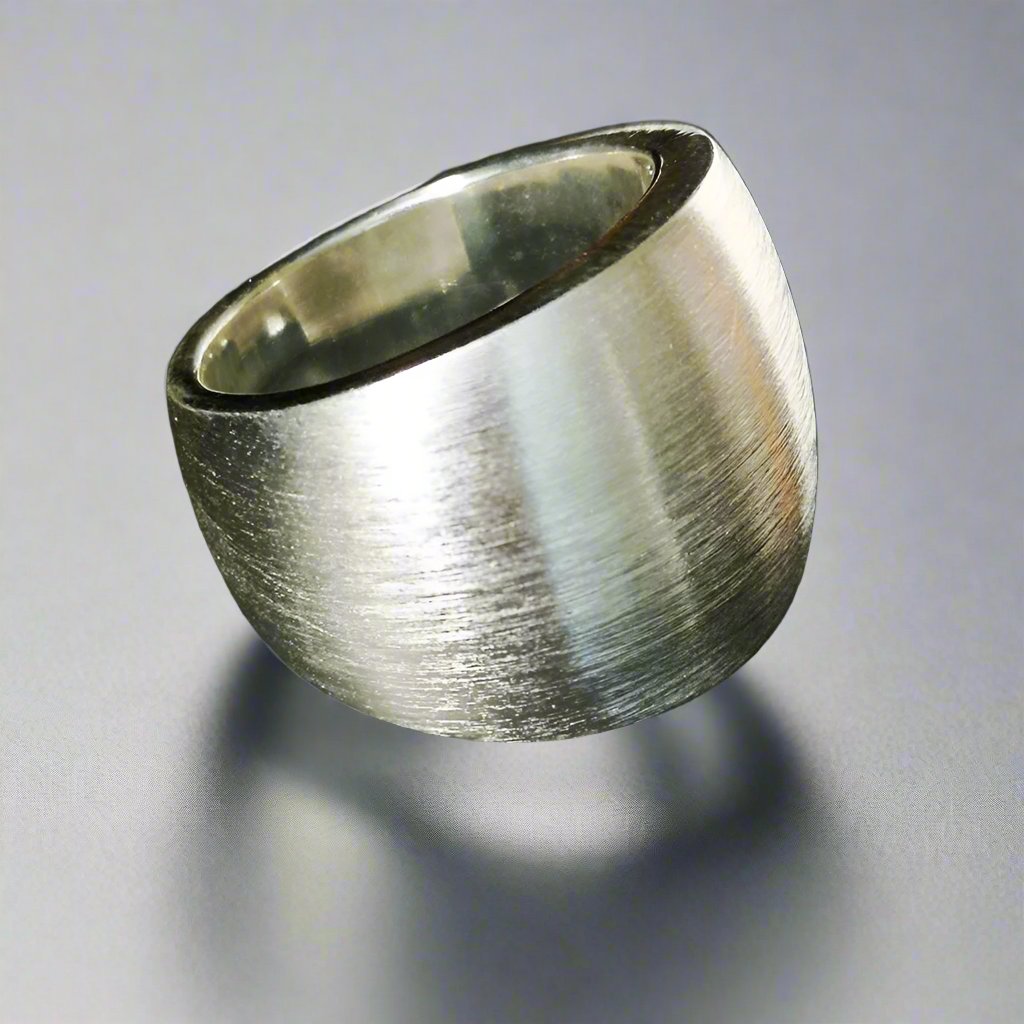 Brushed Finish Statement Ring - Doyle Design Dublin