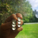Stepping stone-Drop Earrings Silver - Doyle Design Dublin