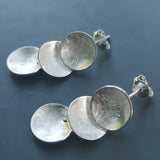 Stepping stone-Drop Earrings Silver - Doyle Design Dublin