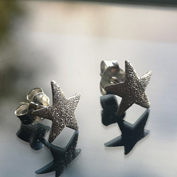 Star Sparkle Stud Earrings - Doyle Design Dublin