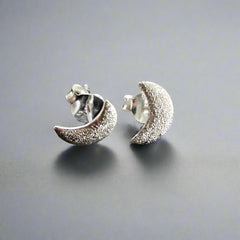 Gealach - Moonlight Stud Earrings - Doyle Design Dublin