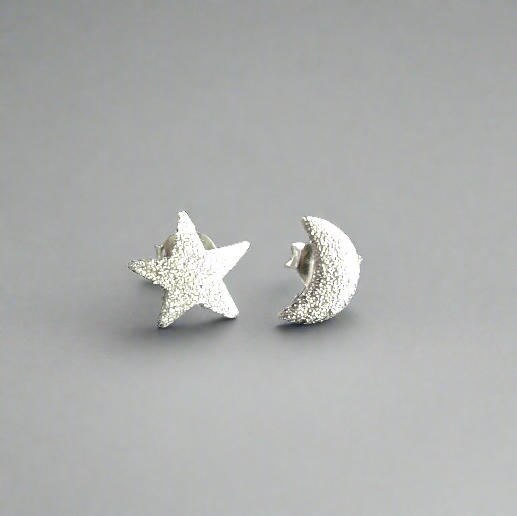 Gealach - Moonlight Stud Earrings - Doyle Design Dublin