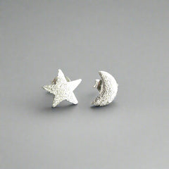 Gealach - Moonlight Stud Earrings - Doyle Design Dublin