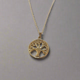 Celtic Tree of Life Pendant - solid gold - Doyle Design Dublin