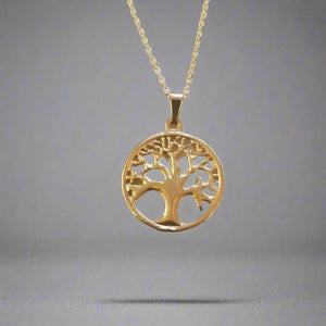 Celtic Tree of Life Pendant - solid gold - Doyle Design Dublin