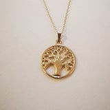 Celtic Tree of Life Pendant - solid gold - Doyle Design Dublin