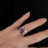 Pink Abalone Oval Ring - Doyle Design Dublin