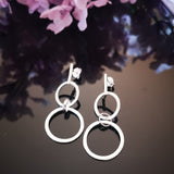 Ringed Earrings - Available in Silver or 22 ct Gold Vermeil - Doyle Design Dublin