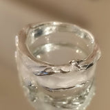 Silver Frost Ring from above - Doyle Design Dublin