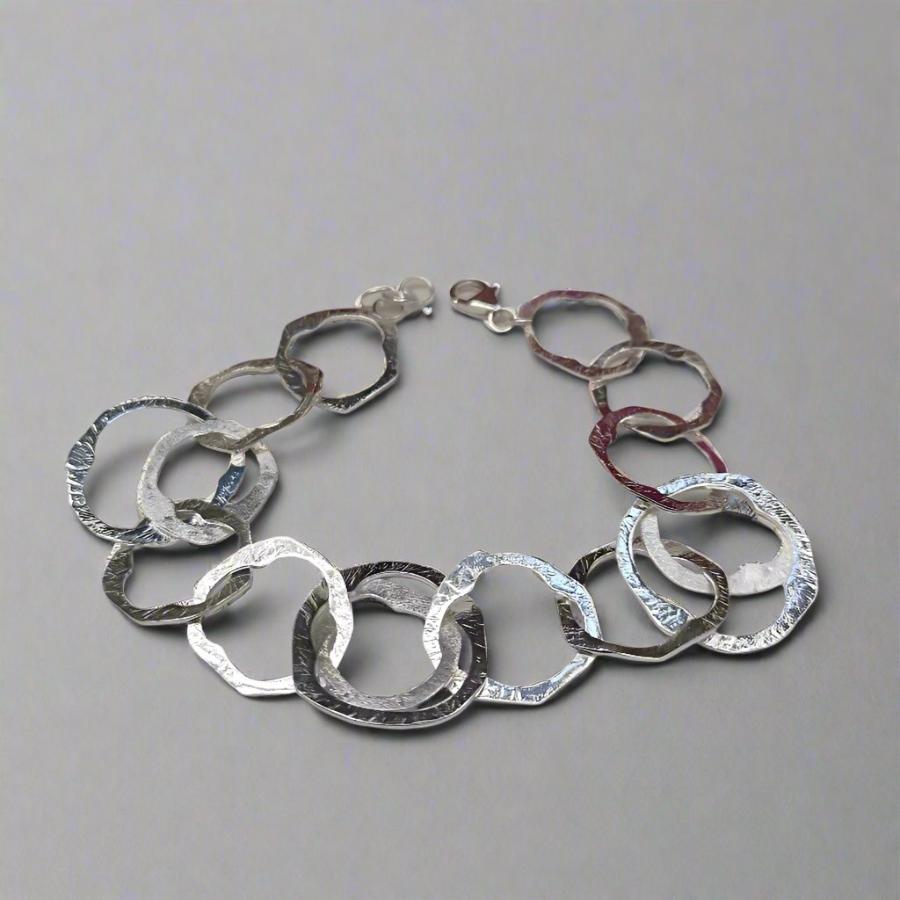 Silver Circled Bracelet- Doyle Design Dublin