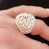 Lace ring on the finger - Doyle Design Dublin