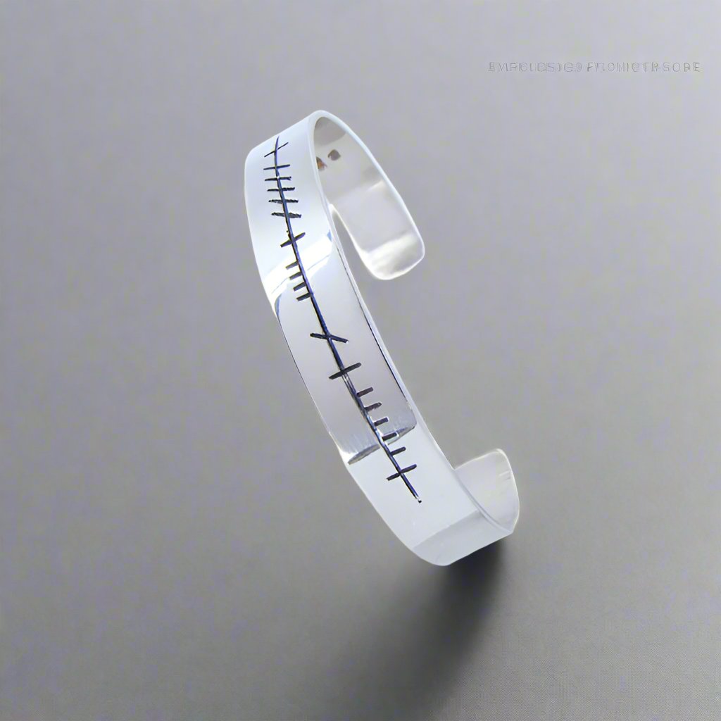 Ogham Sláinte Bracelet - Meaning Health - Doyle Design Dublin