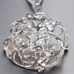 Wicker Pendant - Sterling Silver - Doyle Design Dublin