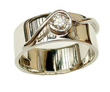 Diamond Bow Ring - Doyle Design Dublin