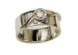 Diamond Bow Ring - Doyle Design Dublin