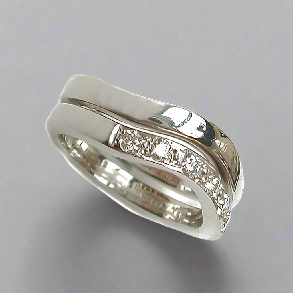Double Half Moon Curve Rings - Doyle Design Dublin