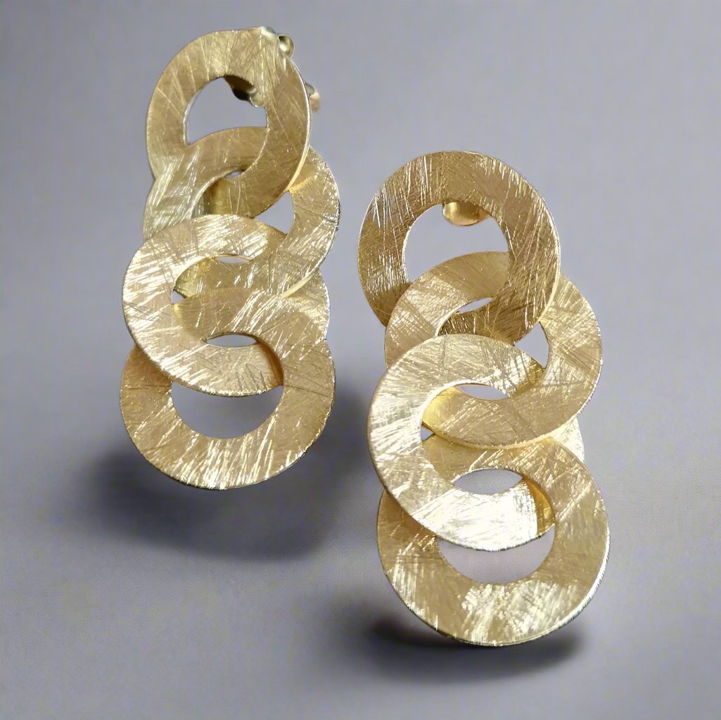 Linked Drop Earrings - Doyle Design Dublin