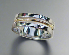 Straight Bar Ring - 8mm wide - Doyle Design Dublin