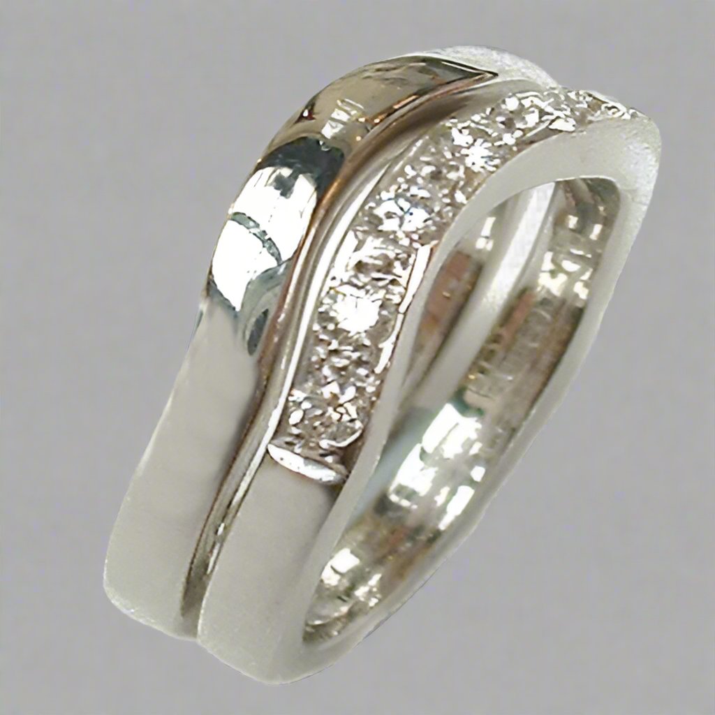 Double Half Moon Curve Rings - Doyle Design Dublin